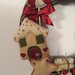 NATALE - ghirlanda ginger con albero di Natale in tessuto e feltro