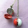 Collana orologio sfera pokè Pokémon Go Pikachu Pokè Ball videogame cosplay palla