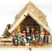 Presepe Decorazione di Natale Sacra Famiglia Ornamento di legno Natività Idea regalo di Natale