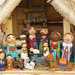 Presepe Decorazione di Natale Sacra Famiglia Ornamento di legno Natività Idea regalo di Natale