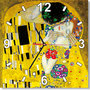 OROLOGIO da parete 30 x 30 cm - Il Bacio di Klimt 