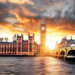 PANNELLO  80 x 100 cm - Londra al tramonto