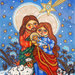 Sacra Famiglia Addobbi di Natale Regalo di Natale Scatola Legno Feste natalizie Decorazione di Natale