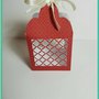 Quatrefoil favor box