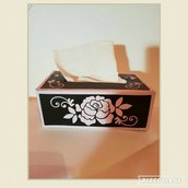 3D FLOWER RECTANGLE TISSUE BOX