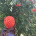 Berretto fatto a mano in pura lana merino rosso mattone, nome : Basket hat