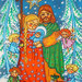 Decorazione di Natale Sacra Famiglia Addobbi di Natale Regalo di Natale Scatola Legno Feste natalizie