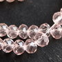 20 Perle Crystal sfaccettate rosa  PRL346