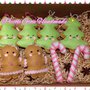 Set decorazioni natalizie in pannolenci "Candy World"
