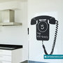 Lavagna adesiva telefono - adesivo murale promemoria numeri telefonici - lavagna da parete appunti