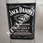 Vaso da arredo Bottiglia Whiskey Jack Daniel's daniels Whisky riciclo creativo riuso idea regalo arredo fatto a mano handmade