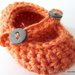 Scarpine neonato (0-3 mesi) a crochet uncinetto - SPESE DI SPEDIZIONE GRATIS