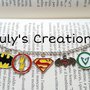 Bracciale Harley Quinn Batman green lantern wonder woman flash comics fumetti DC