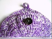 Borsetta realizzata a crochet uncinetto con filato di plastica riciclata -  SPEDIZIONE GRATIS