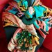 foulard gioiello multicolor