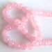 20 Perle di vetro rosa 4 mm PRL324 bis