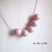 LOTTO 5 perle "Pastel Rose Pearl" (8 mm) (cod. S5810)