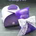 Bomboniera Scatolina Confetti lilla viola, matrimonio, nascita, cresima, comunione, battesimo