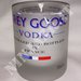 Candela Bicchiere Bottiglia Vodka Grey Goose Portacandela Vetro Bicchieri