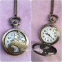 Collana orologio Jack Skeletron Sally NIGHTMARE BEFORE CHRISTMAS love idea regalo Christmas gifts Jack Skeletron halloween tim burton anime 