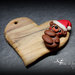 cuore legno| ciondolo portachiavi| ciondolo cuore| ciondolo legno fimo| orsetto fimo|cuore e orsetto| addobbo natalizio| addobbo albero
