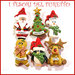 Spilla Natale 2016 " Babbo Natale " segnaposto personalizzabile nome idea regalo pin cappotto sciarpa natalizia ide regalo Kawaii handmade economica 