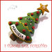 Spilla Natale 2016 " Albero di Natale " segnaposto personalizzabile nome idea regalo pin cappotto sciarpa natalizia ide regalo Kawaii handmade economica 