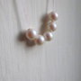 LOTTO 5 perle "Pearlescent White Pearl" (8 mm) (cod. S5810)