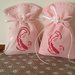 Inserzione riservata "n.90 sacchettini in tela aida rosa con ricamo madonnina