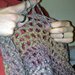 Scaldacollo unisex lana finger crochet
