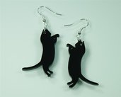 INSERZIONE RISERVATA PER FAUSTA - coppia orecchini gattini in plexiglass