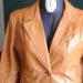 giacca pelle vintage anni 60