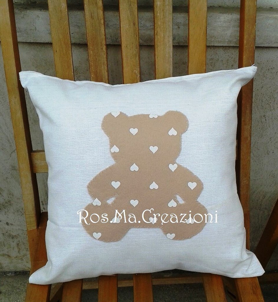 MoonWorks Federa Cuscino Quadrata 40x40 Cm In Puro Cotone Con Scritta 'Anker' - Colore Nero