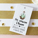 Tags Matrimonio, Etichette Bomboniere Personalizzate, Etichette Fai Crescere l'Amore, Caretllini Matrimonio, 24 pz 