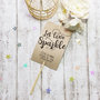 Tags Let Love Sparkle, Etichette Sparkler, Tags Matrimonio Personalizzate 