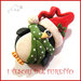 Spille natalizie personalizzate  riservate per Marta! Gingerbread Babbo Natale Pinguino