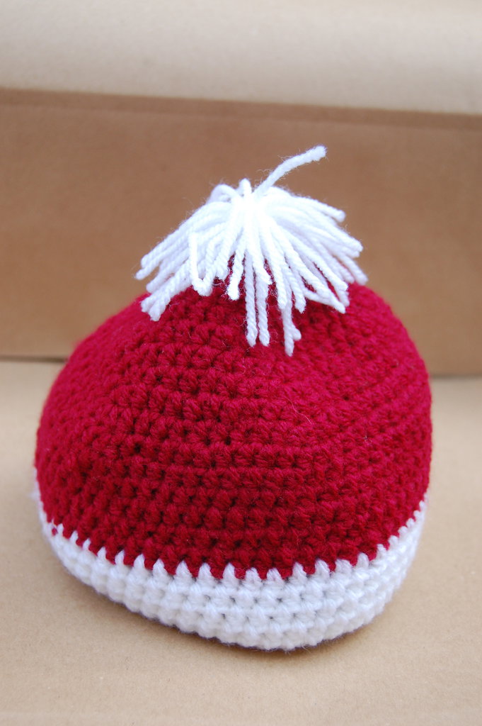 Cappello Babbo Natale Per Bambini In Velluto Rosso Ispessito - Unisex Per Feste Di Natale E Capodanno