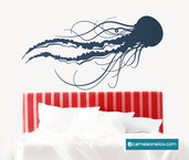 Medusa - adesivo murale medusa - sticker da parete 