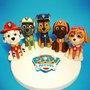 ordine dedicato per 2 paw patrol piu scudo e scritta thomas