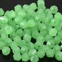 100 BICONI VERDE CHIARO 4mm