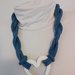 Collana blu mare con cuore