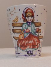 tazze in ceramica dipinte