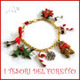 Bracciale " Pandizenzero gingerbread "Natale fimo cernit bijoux Natalizi Kawaii clip idea regalo ragazza 