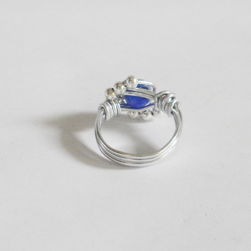 Minerali E Pietre Preziose. Collana Perle Di Legno 8 Mm + JASPE BLU D