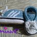 Scarpine Adidas x neonato all' uncinetto