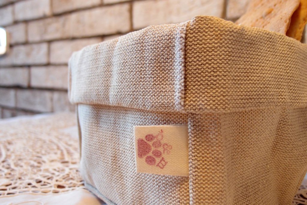 Portapane In Cotone 25x22,5 Cm - Sacchetto Riutilizzabile Per Pane E Prodotti Da Forno - Foto 11