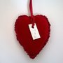 Cuore rosso morbido, regalo San Valentino, anniversario