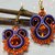 Soutache viola e arancione