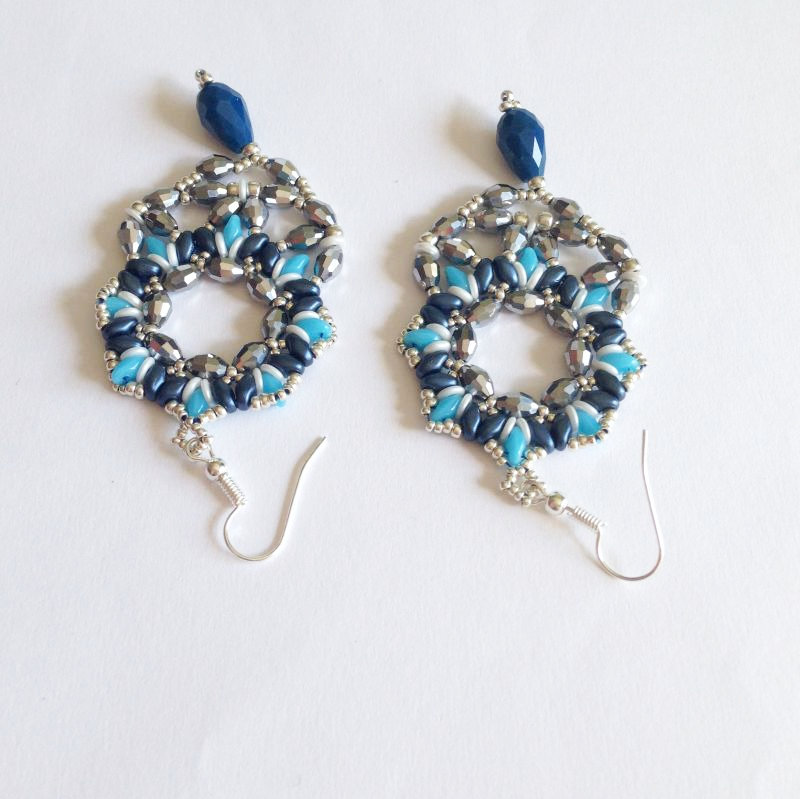 Orecchini Con Opale Sintetico Turchese - Argento 925 Rodiato, Diametro 6 Mm, Colore Verde/blu Brillante, Effetto Iridescente, In Astuccio Regalo - 4