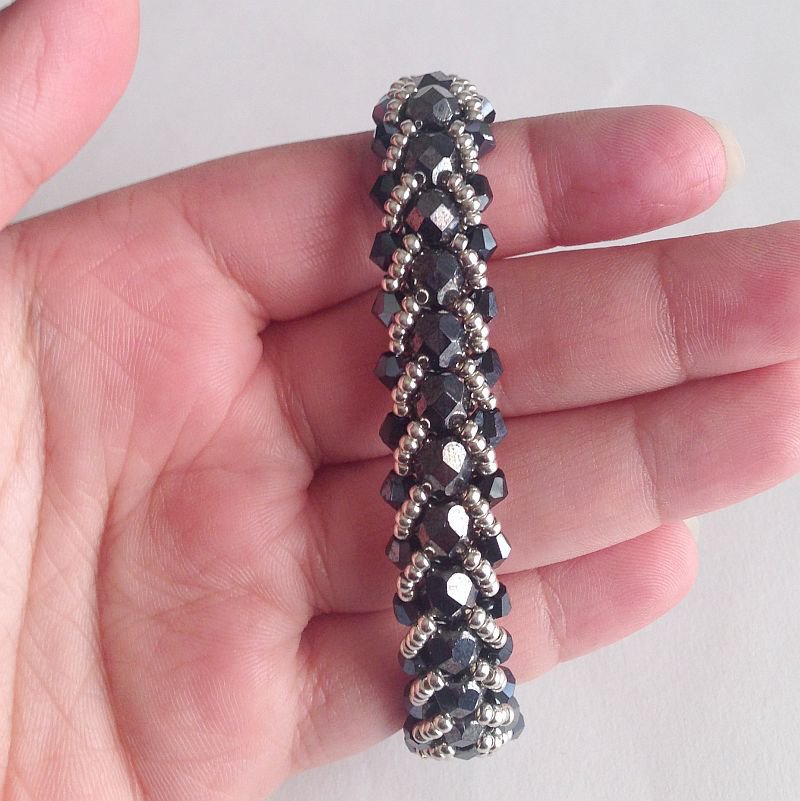 WedDecor Bracciale a 7 file a spirale in argento con | FindTheDeal